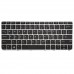 Πληκτρολόγιο Laptop HP EliteBook 820 G3 828 G3 G4 725 G3 G4 US BLACK with grey frame